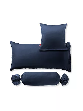 FLEURESSE | Funda de almohada de satén Royal Uni 2 unidades 40x80cm Azul noche | 